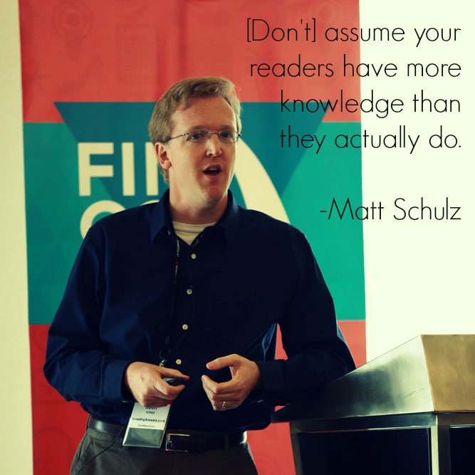 Matt Schulz at FinCon
